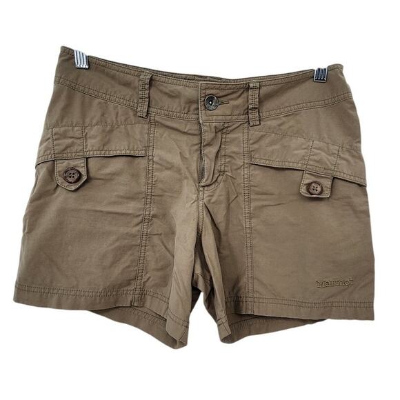 Marmot Pants - Marmot Tan Outdoor Hiking Shorts Size 4 Cargo